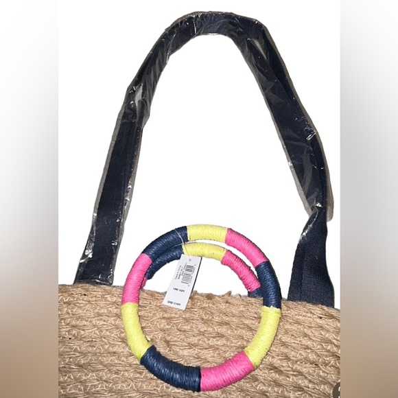 💕NWT!!!GAP STRAW BAG! THIS IS YOUR SUMMER BAG!! BOHO!! Fast shipping!! - Picture 7 of 14